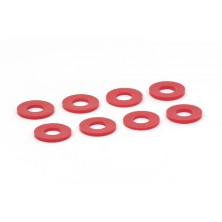 Daystar D-Ring Shackle Washers Set of 8 Red