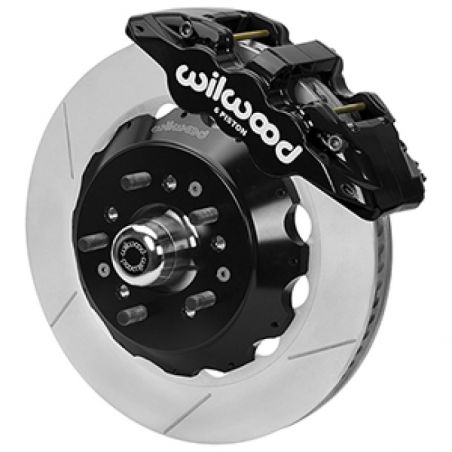 Wilwood Forged 6 Piston Superlite Caliper, GT 72 Vane Vented Spec37 Slotted Rotor - 14.00x1.25