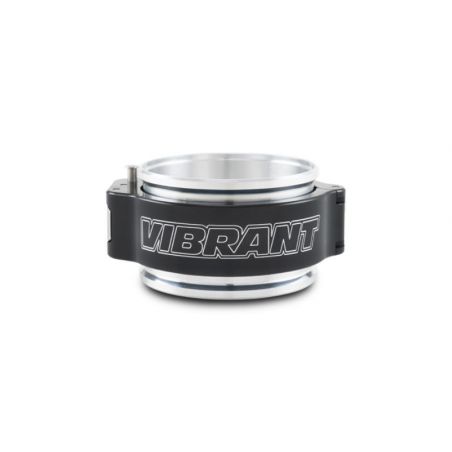 Vibrant 3in O.D. Aluminized HD 2.0 Clamp Assembly - Anodized Black