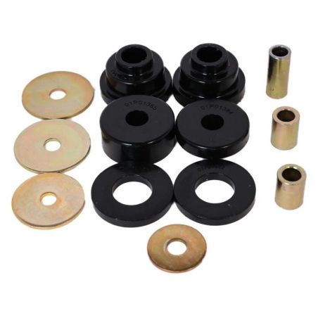 Energy Suspension 05-15 Toyota Tacoma w/ 6 Lugs Rear Differential Bushing Set - Black