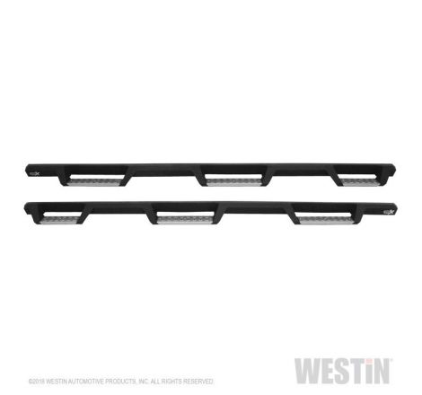 Westin 19-23 1500 Classic CC 5.5ft. Bed HDX Stainless Drop W2W Nerf Step Bars - Tex. Blk