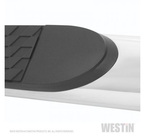 Westin 19-23 RAM 1500 Quad Cab (Excl. 2019+ Classic) Platinum 4 Oval Nerf Step Bars - SS