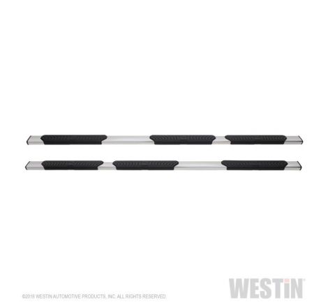 Westin 99-16 Ford F-250/350/450/550 Crew Cab 6.75ft. Bed R5 M-Series W2W Nerf Step Bars - Polish SS