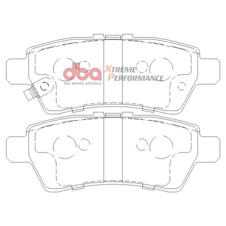 DBA 04-12 Nissan Pathfinder 4.0L XP Performance Rear Brake Pads