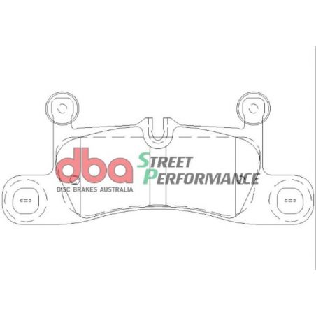 DBA 11-18 Porsche Cayenne SP Performance Rear Brake Pads