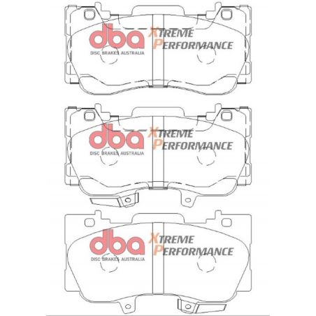 DBA 15-19 Ford Mustang GT (w/o Performance Pkg/352mm Front Rotor) XP Performance Front Brake Pads