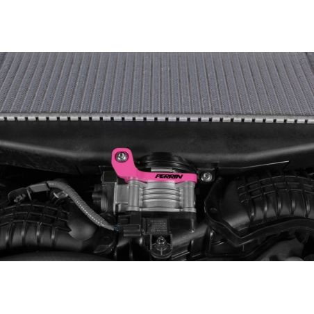 Perrin 2022+ Subaru WRX/19-23 Ascent/Legacy/Outback Top Mount Intercooler Bracket - Hyper Pink