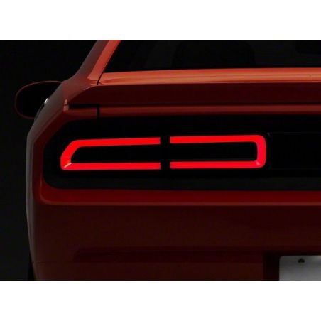 Raxiom 08-14 Challenger LED Tail Lights- Black Housing (Smoked Lens)