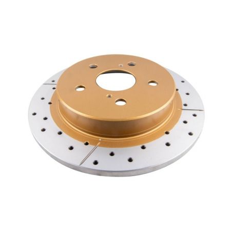 DBA 18-20 Toyota Camry (w/Electronic Parking Brake) Rear Drilled & Slotted Street Series Rotor