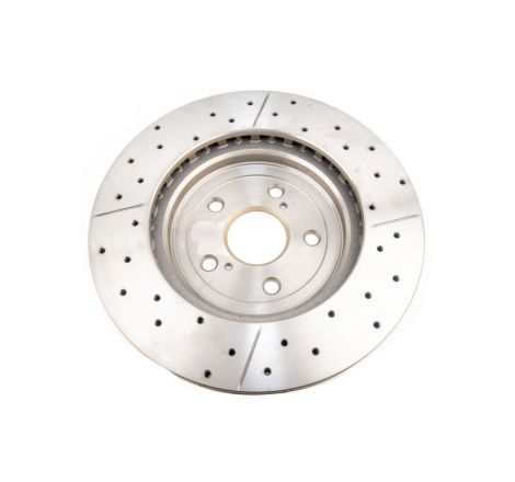 DBA 04-06 Lexus RX330 Front Drilled & Slotted Street Series Rotor