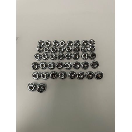 EGR Injection Molded Chrome Push In Bolt Kit