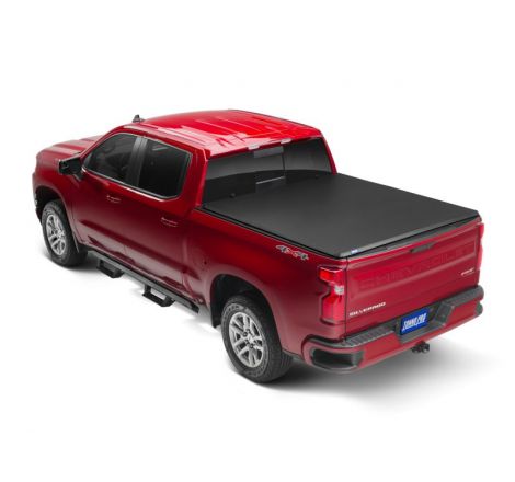 Tonno Pro 04-15 Nissan Titan (Incl. Track Sys Clamp Kit) 5ft. 7in. Bed Hard Fold Tonneau Cover