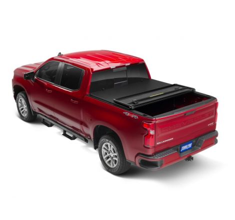 Tonno Pro 04-15 Nissan Titan (Incl. Track Sys Clamp Kit) 5ft. 7in. Bed Hard Fold Tonneau Cover