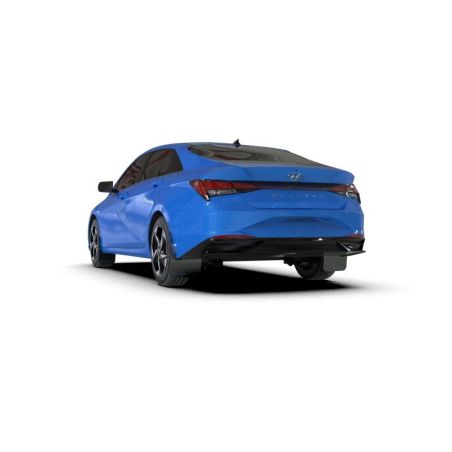 Rally Armor 21-23 Hyundai Elantra (Will Not Fit Elantra N/N Line) Black UR Mud Flap w/ Blue Logo