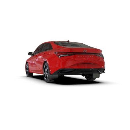 Rally Armor 21-23 Hyundai Elantra (Will Not Fit Elantra N/N Line) Black UR Mud Flap w/ Red Logo