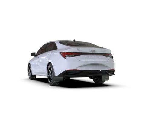 Rally Armor 21-23 Hyundai Elantra (Will Not Fit Elantra N/N Line) Black UR Mud Flap w/ White Logo