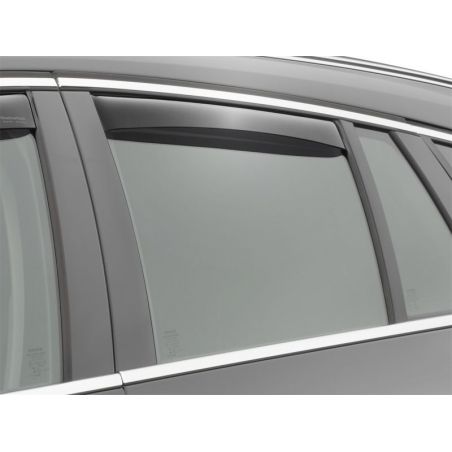 WeatherTech 11-15 Volvo V60 Rear Side Window Deflectors - Dark Smoke