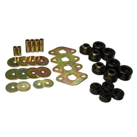 Energy Suspension 01-04 Toyota Tacoma Prerunner Body Bushing Mount Set - Black