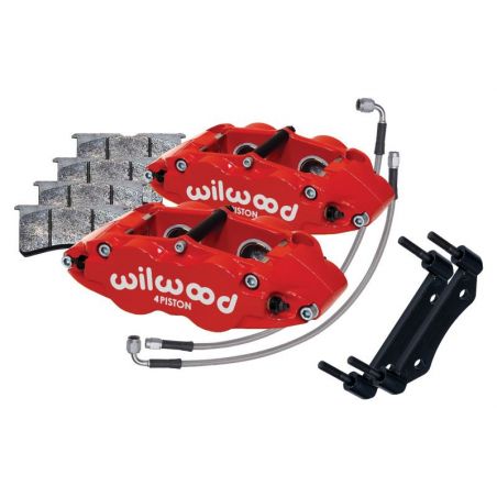 Wilwood 69-83 Porsche 911 Front Superlite Caliper Kit 3.5in MT - Red