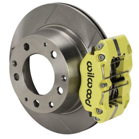 Wilwood 69-83 Porsche 911 Rear Dynapro Brake Kit 3in MT Slotted - Yellow