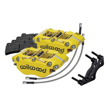 Wilwood 69-83 Porsche 911 Rear Dynapro Caliper Kit 3in MT - Yellow