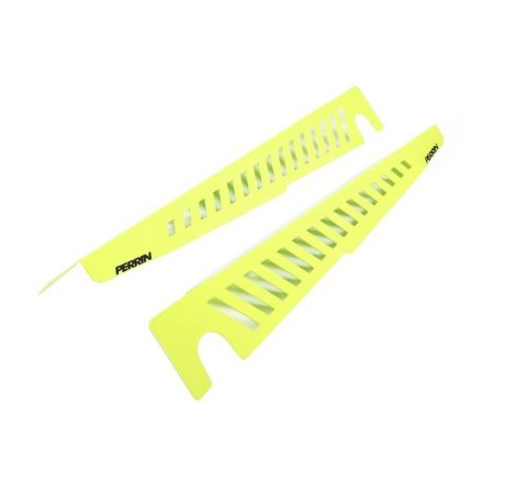 Perrin 22-23 Subaru WRX Fender Shroud Set - Neon Yellow