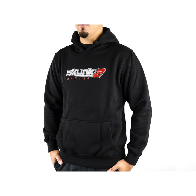 Skunk2 Embroidered Logo Hooded Sweatshirt - M (Black)