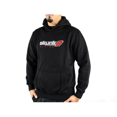 Skunk2 Embroidered Logo Hooded Sweatshirt - XL (Black)