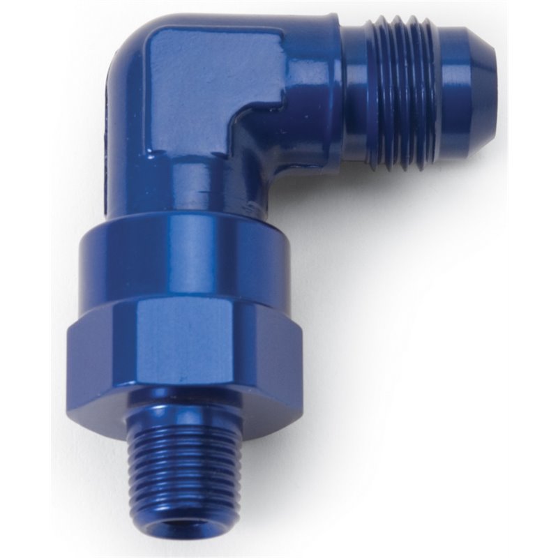 Russell Performance -10 AN 90 Degree Male to Male 1/2in Swivel NPT Fitting