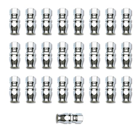 Russell Performance -6 AN Endura Pwerflex Power Steering Straight Hose Ends (25 pcs.)