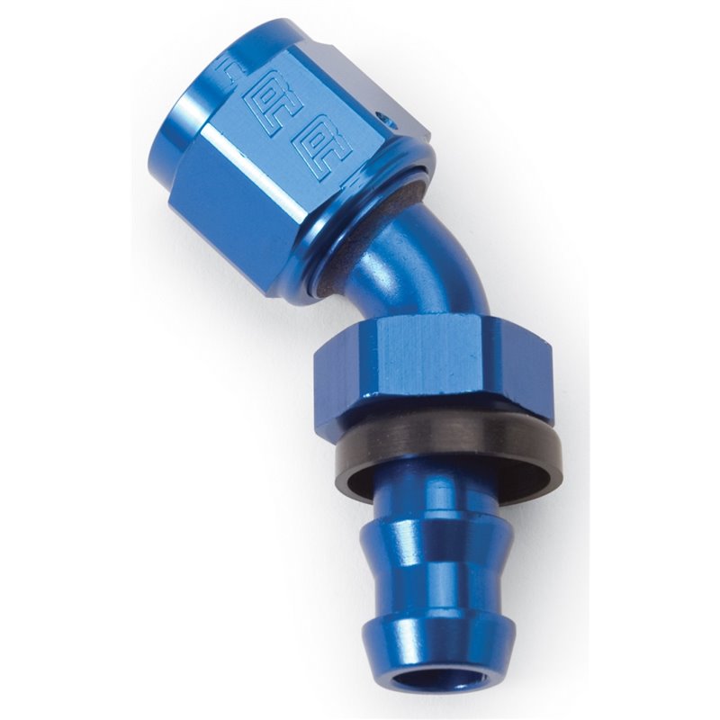 Russell Performance -4 AN Twist-Lok 45 Degree Hose End (Blue)