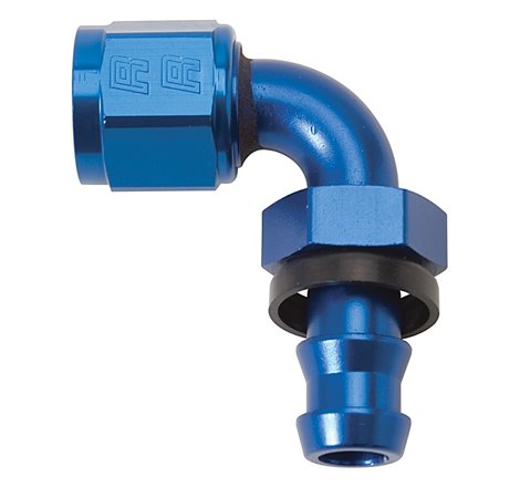 Russell Performance -4 AN Twist-Lok 90 Degree Hose End (Blue)