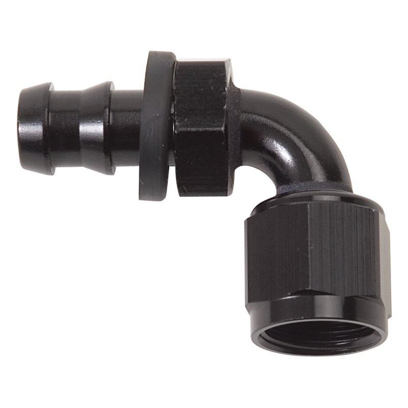 Russell Performance -4 AN Twist-Lok 90 Degree Hose End (Black)