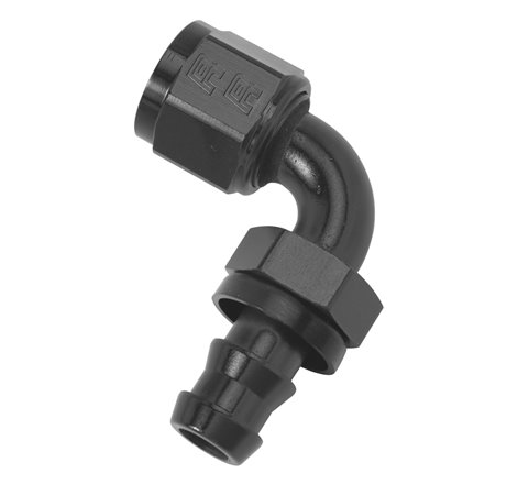 Russell Performance -6 AN Twist-Lok 90 Degree Hose End (Black)