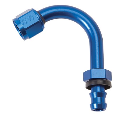 Russell Performance -6 AN Twist-Lok 120 Degree Hose End (1in Radius)