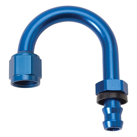 Russell Performance -6 AN Twist-Lok 180 Degree Hose End (1in Radius)