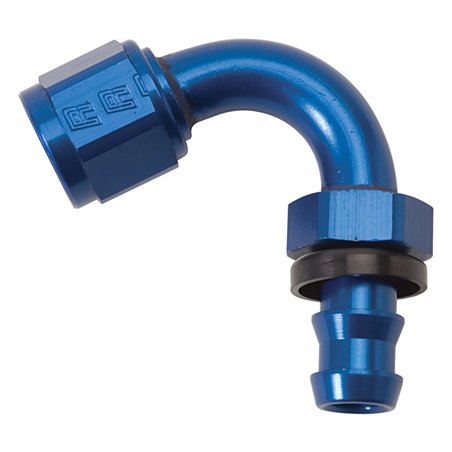 Russell Performance -6 AN Twist-Lok 150 Degree Hose End (9/16in Radius)