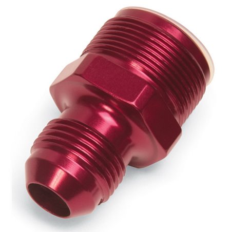 Russell Performance 1in-20 x 8 AN Male Flare Adapter (66-89 Edelbrock Q-Jets/75-89 Stock Q-Jets)