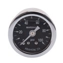 Russell Performance 100 psi fuel pressure gauge (Liquid-filled)