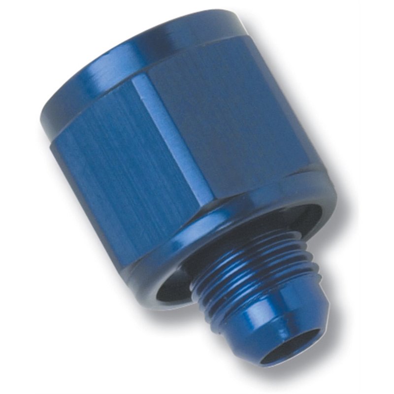 Russell Performance -8 AN Female to -4 AN to Male B-Nut Reducer (Blue)