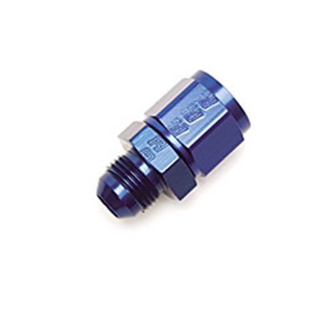 Russell Performance -10 AN Female to -8 AN to Male B-Nut Reducer (Blue)