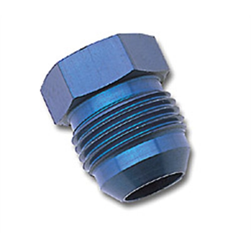 Russell Performance -6 AN Flare Plug (Blue)