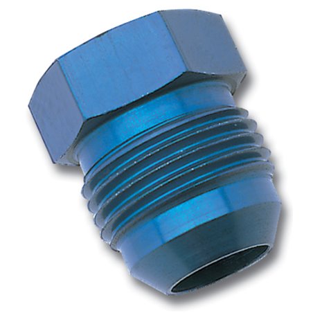 Russell Performance -8 AN Flare Plug (Blue)