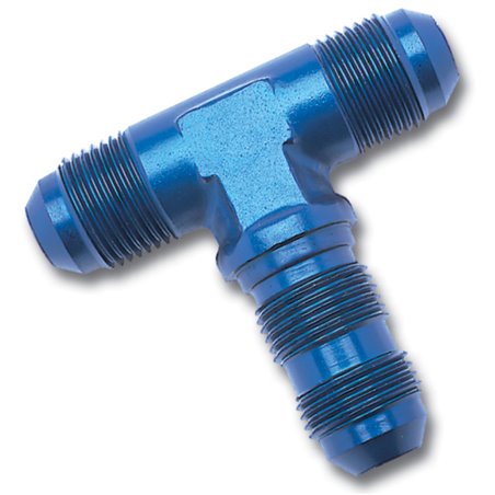 Russell Performance -3 AN Flare Bulkhead Tee Fitting (Blue)