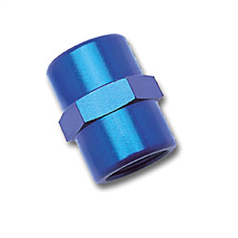 Russell Performance 3/8in Female Pipe Coupler (Blue)