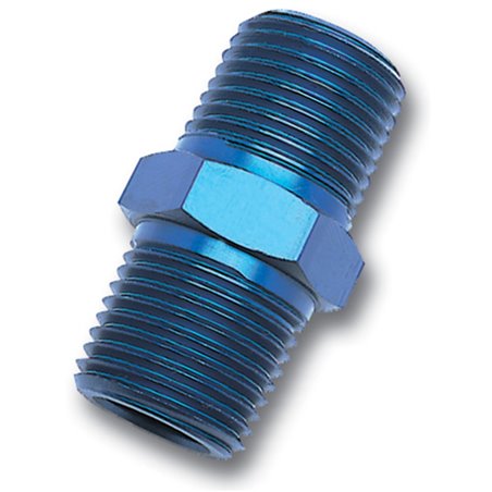 Russell Performance 1/8in Male Pipe Nipple (Blue)