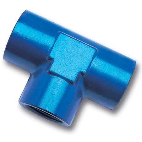 Russell Performance 1/8in Female Pipe Tee Fitting (Blue)