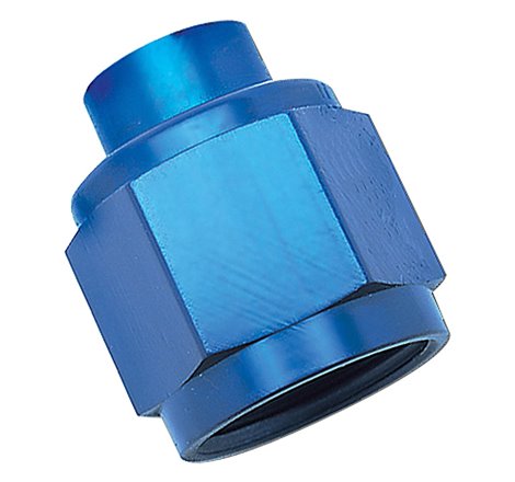 Russell Performance -16 AN Flare Cap (Blue)