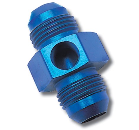 Russell Performance -8 AN Fuel Union Pressure Adapter (Blue)