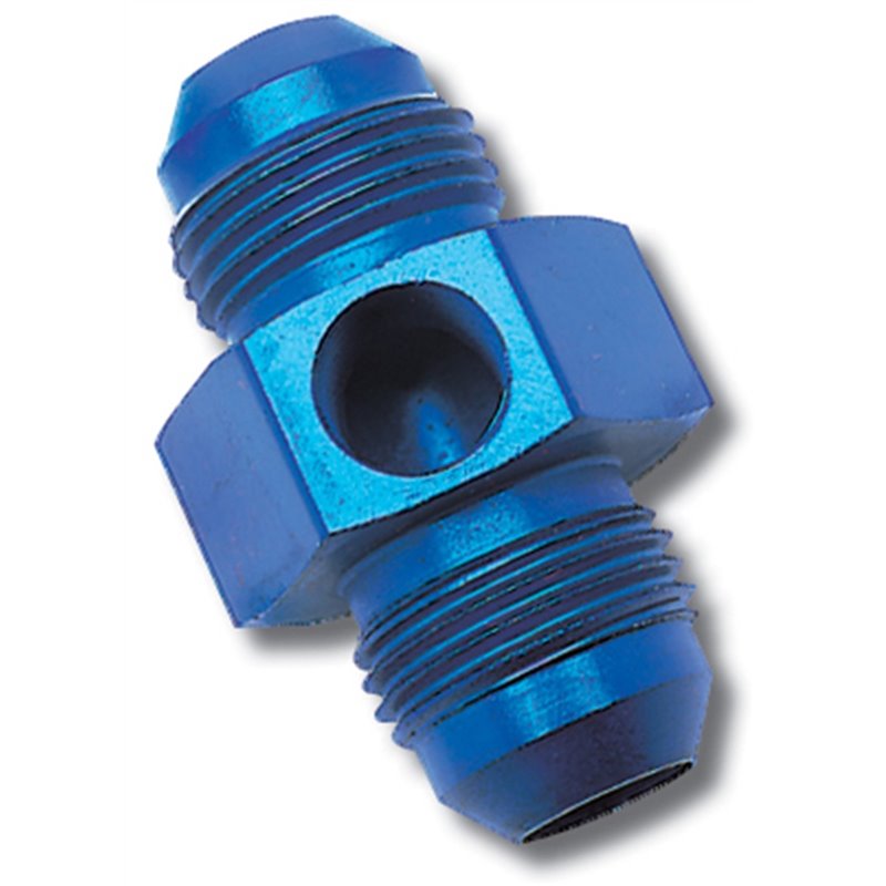 Russell Performance -8 AN Fuel Union Pressure Adapter (Blue)